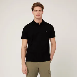 Harmont & Blaine Basic Stretch Polo - Black