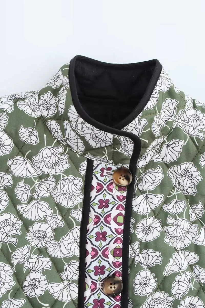 HCS1107 Garden Reverie Quilted Jacket Outerwear