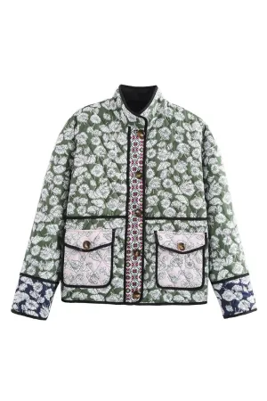 HCS1107 Garden Reverie Quilted Jacket Outerwear