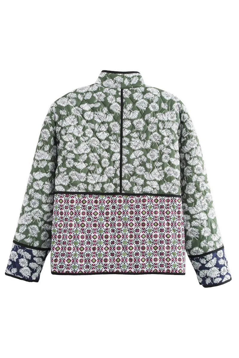 HCS1107 Garden Reverie Quilted Jacket Outerwear