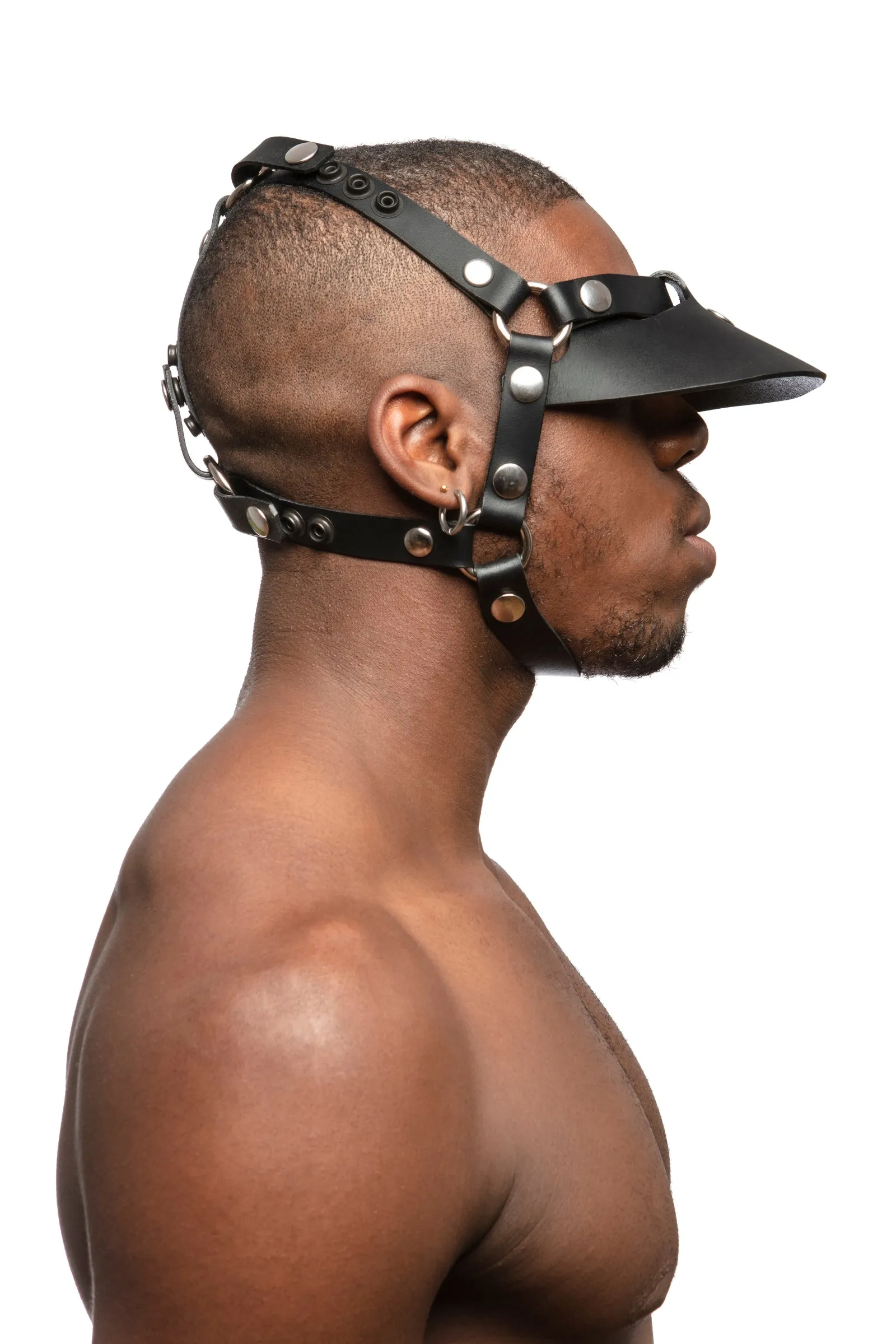 HEAD HARNESS VISOR - Stainless Steel