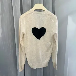Heart  Wool Sweater Love FAshion Pattern