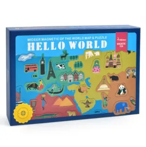 Hello World! Magnetic World Map