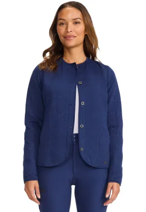 HH Limited Edition Women's Quilted Knit Cardigan Navy
