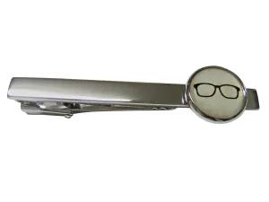 Hipster Glasses Square Tie Clip