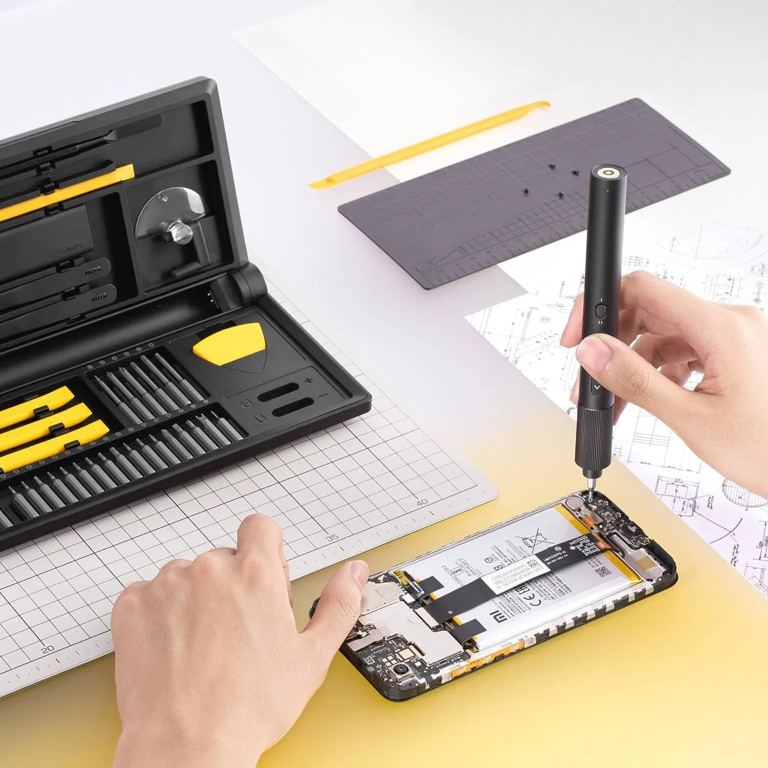 Hoto 48 in 1 Electric Precision Screwdriver Kit Pro
