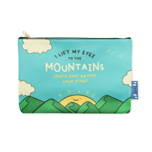 I lift my eyes to the mountains | My help comes from the Lord {Pouch}