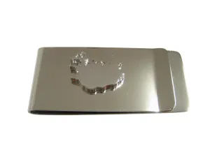 Iceland Map Shape Money Clip
