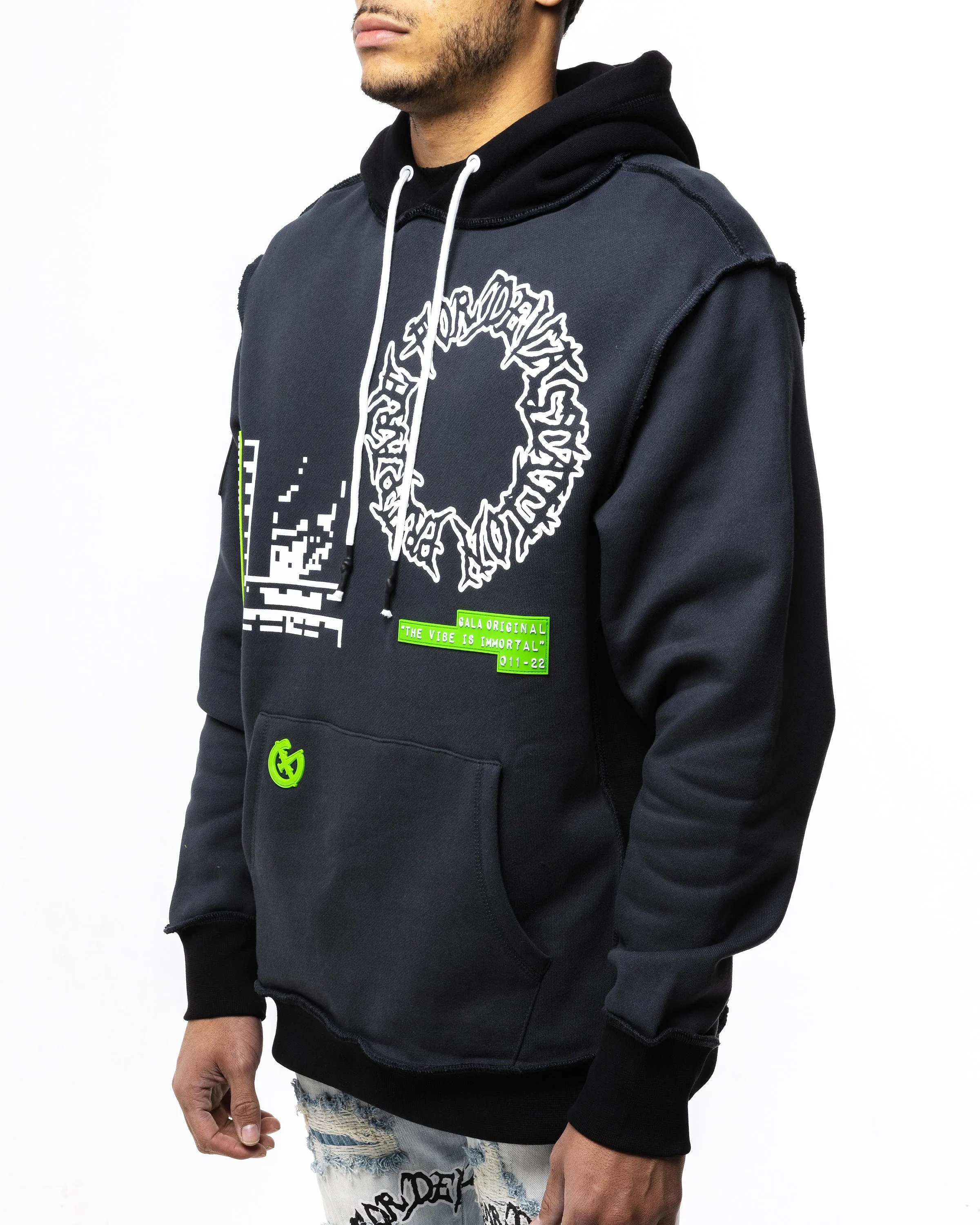 IMMORTAL HOODIE (DUST/BLACK)