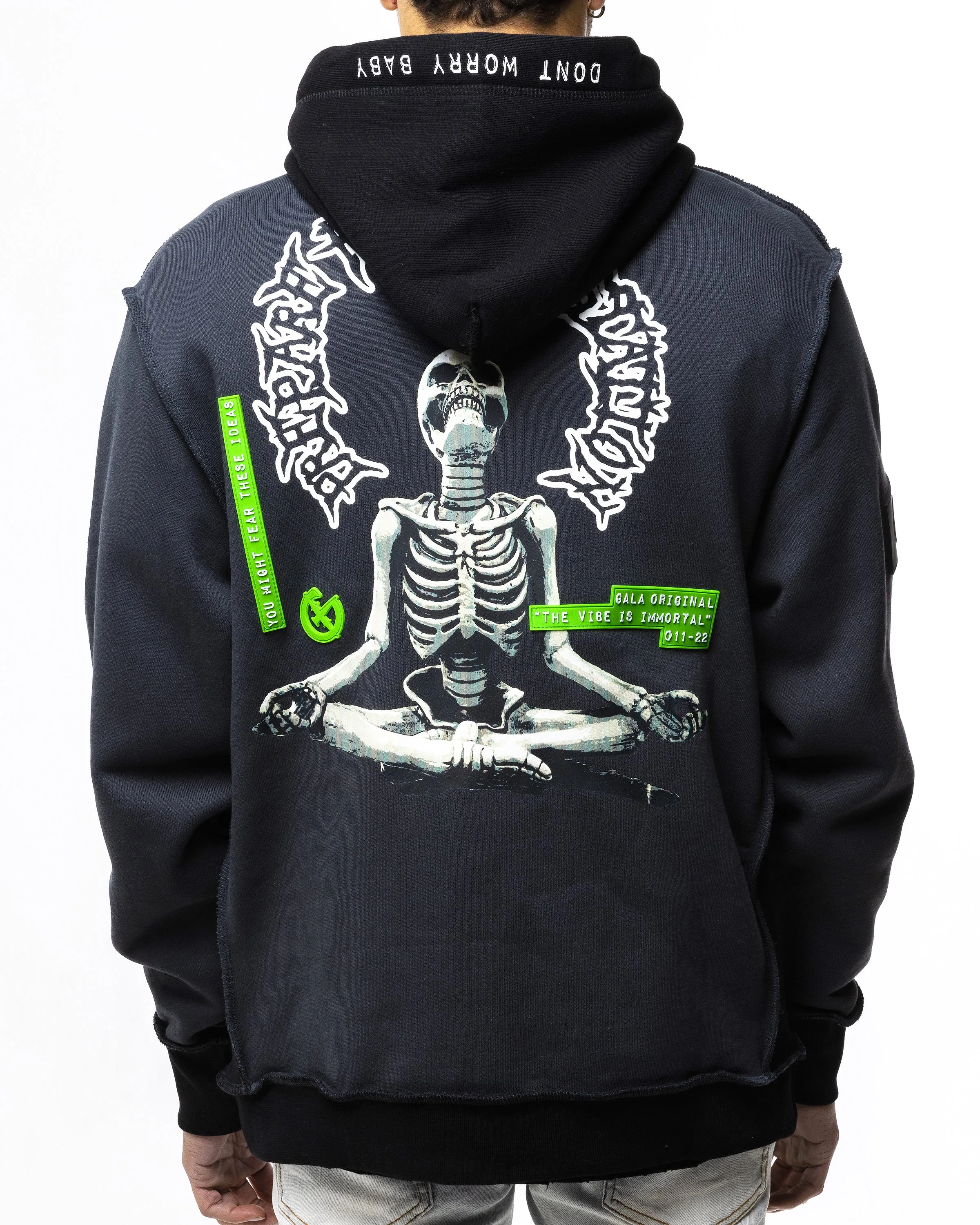 IMMORTAL HOODIE (DUST/BLACK)