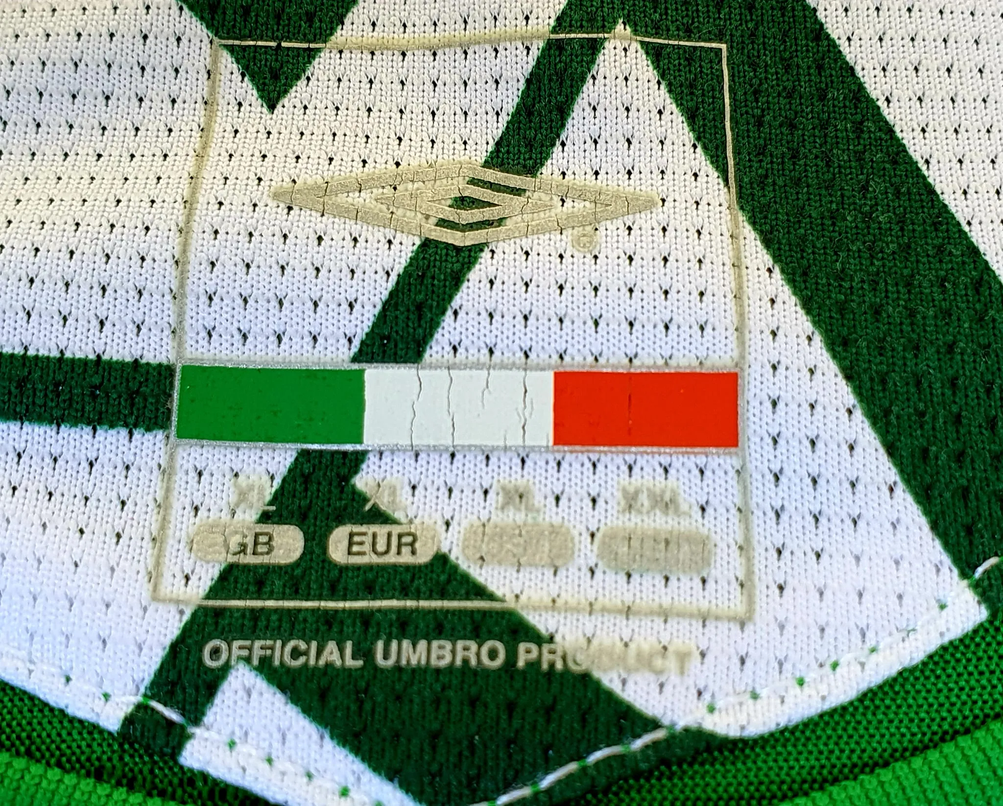 IRELAND 2006-2007 HOME ROBBIE KEANE 10 SHIRT UMBRO JERSEY EXTRA LARGE  OUT OF STOCK