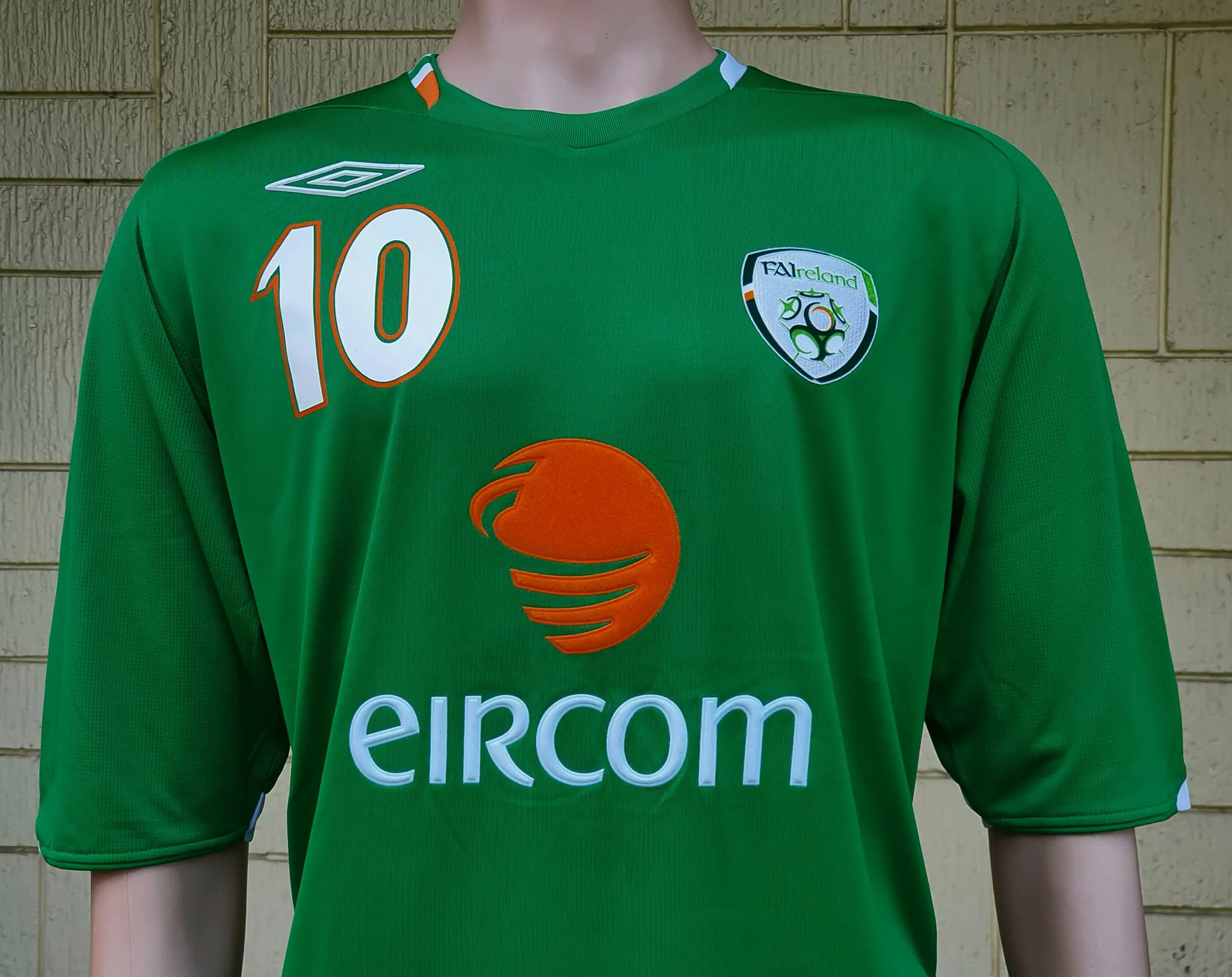 IRELAND 2006-2007 HOME ROBBIE KEANE 10 SHIRT UMBRO JERSEY EXTRA LARGE  OUT OF STOCK