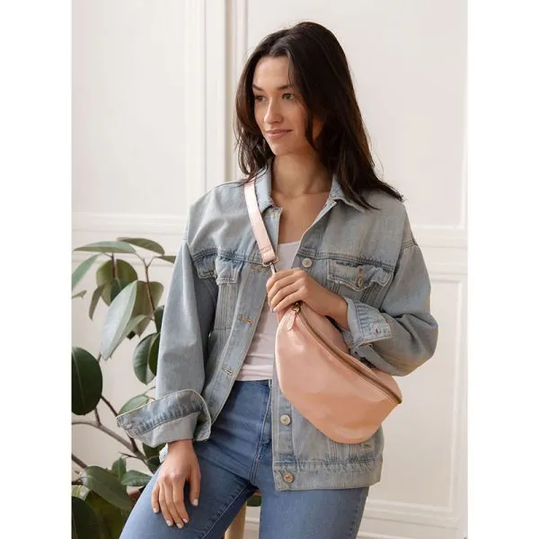 Iridescent Pink Sling Belt Bag by Joy Susan