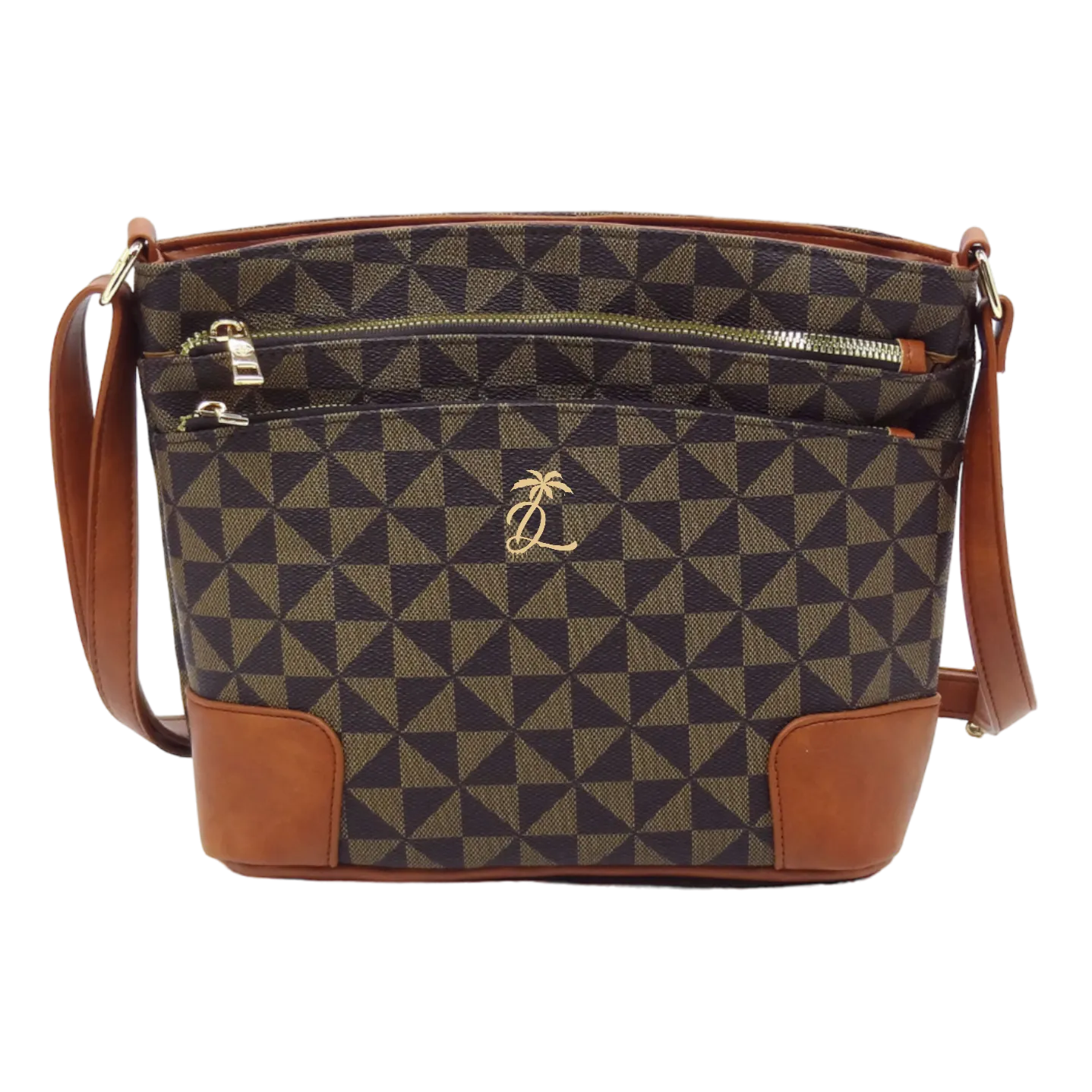 Island Drip Manulua 3 Zipper Crossbody Purse