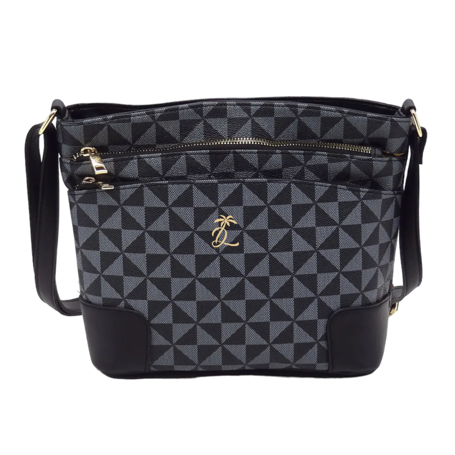 Island Drip Manulua 3 Zipper Crossbody Purse