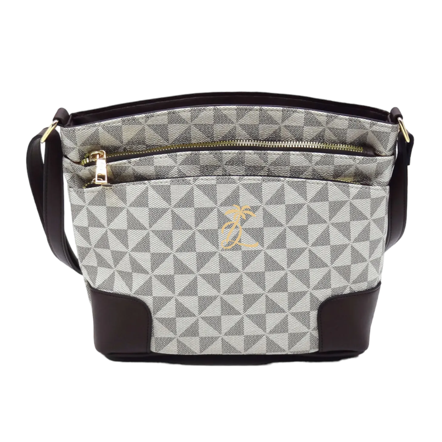 Island Drip Manulua 3 Zipper Crossbody Purse