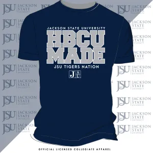 Jackson St. | HBCU MADE Navy Unisex Tees (**)