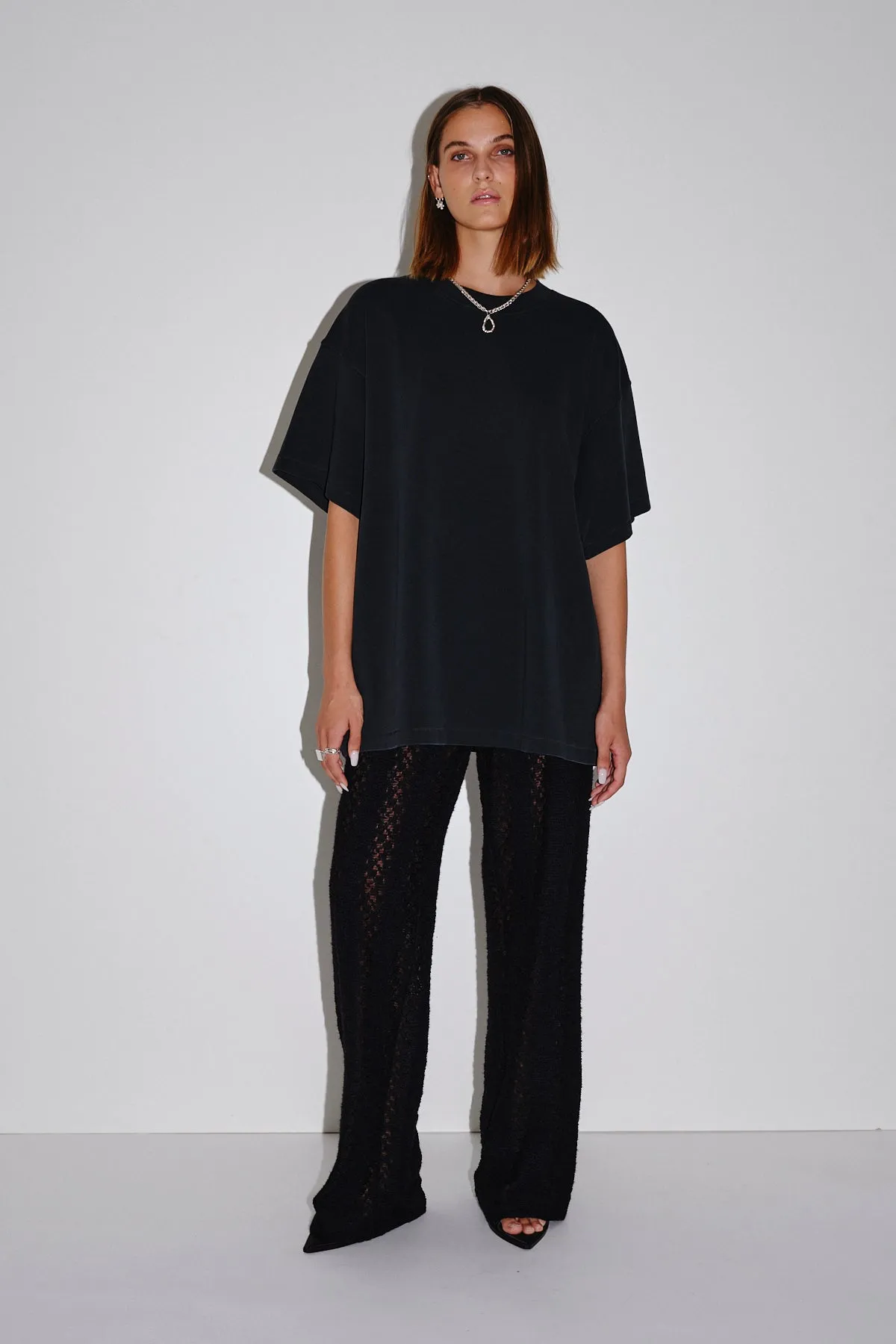 Jasmine Embossed - Washed Black
