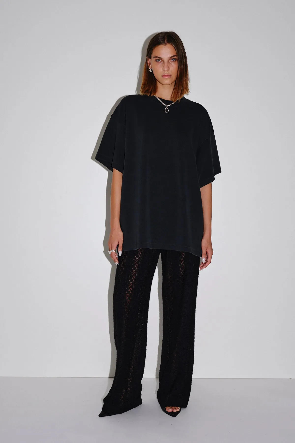 Jasmine Embossed - Washed Black