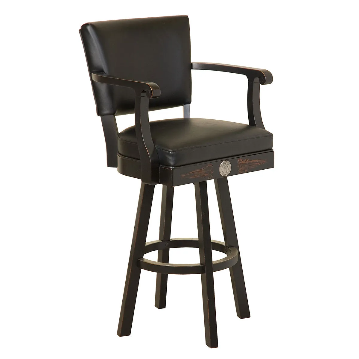 JD Wood Bar Stool w/ Backrest