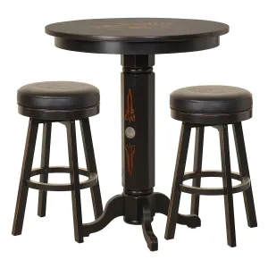 JD Wood Pub Table & Stool Set