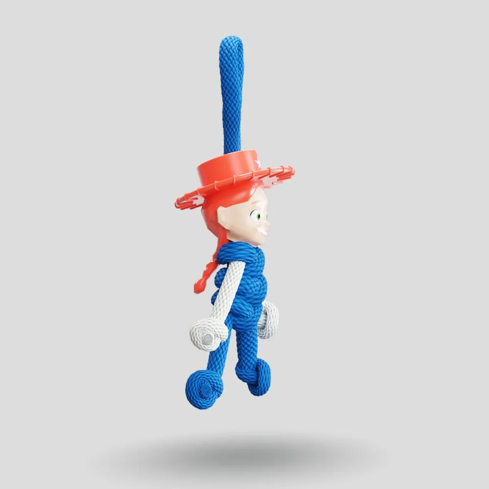 Jessie Toy Story Paracord Buddy Keychain