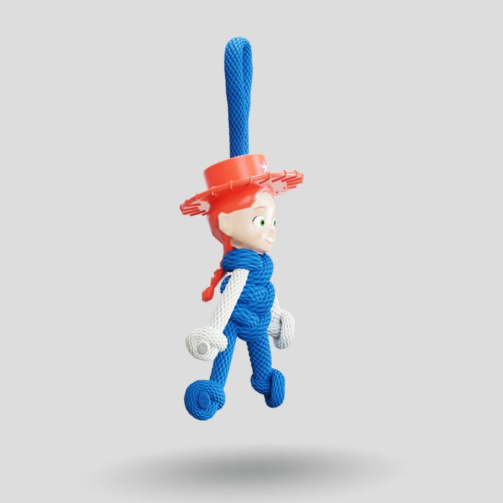 Jessie Toy Story Paracord Buddy Keychain