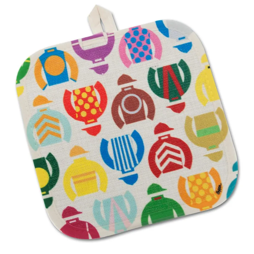 Jockey Silks Heat Resistant Pot Holder