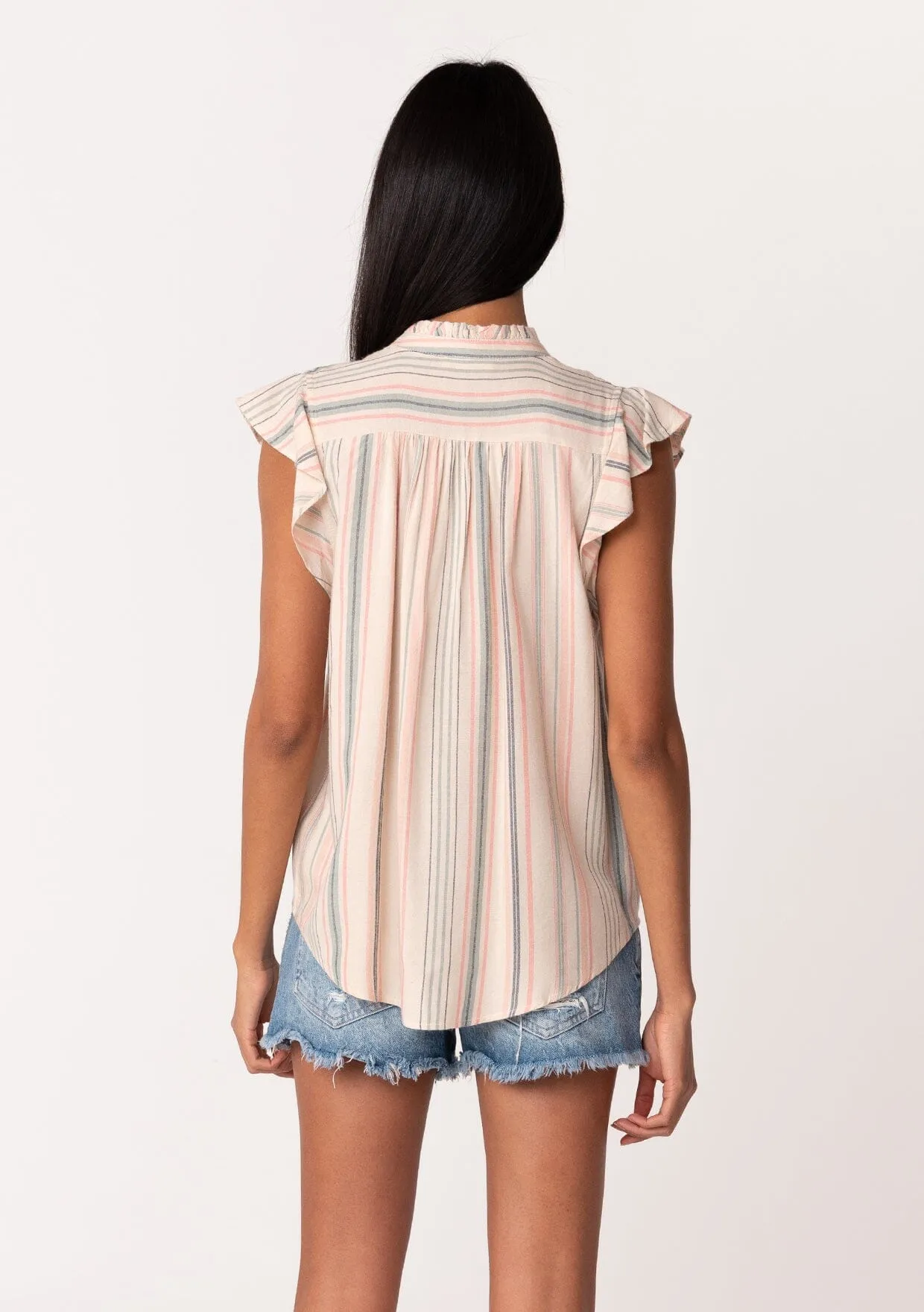 Joelle Flutter Sleeve Top