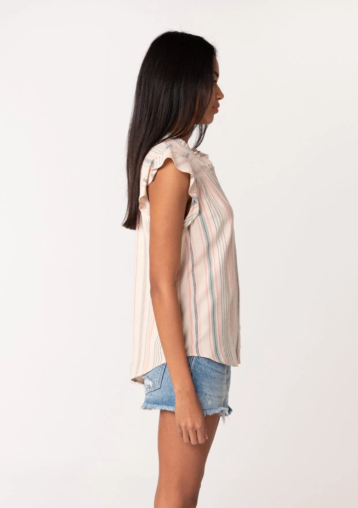 Joelle Flutter Sleeve Top