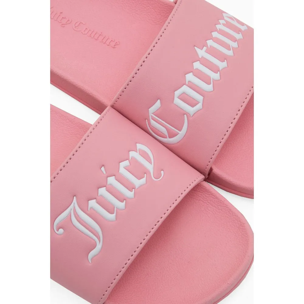 Juicy Couture Collegiate Embossed PU Slider