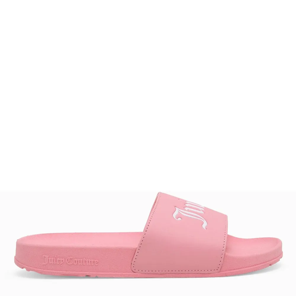 Juicy Couture Collegiate Embossed PU Slider