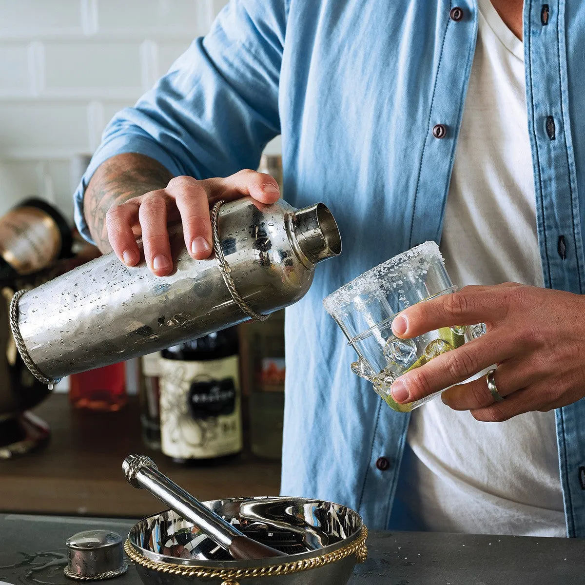Juliska Florence Double Old Fashioned Glass