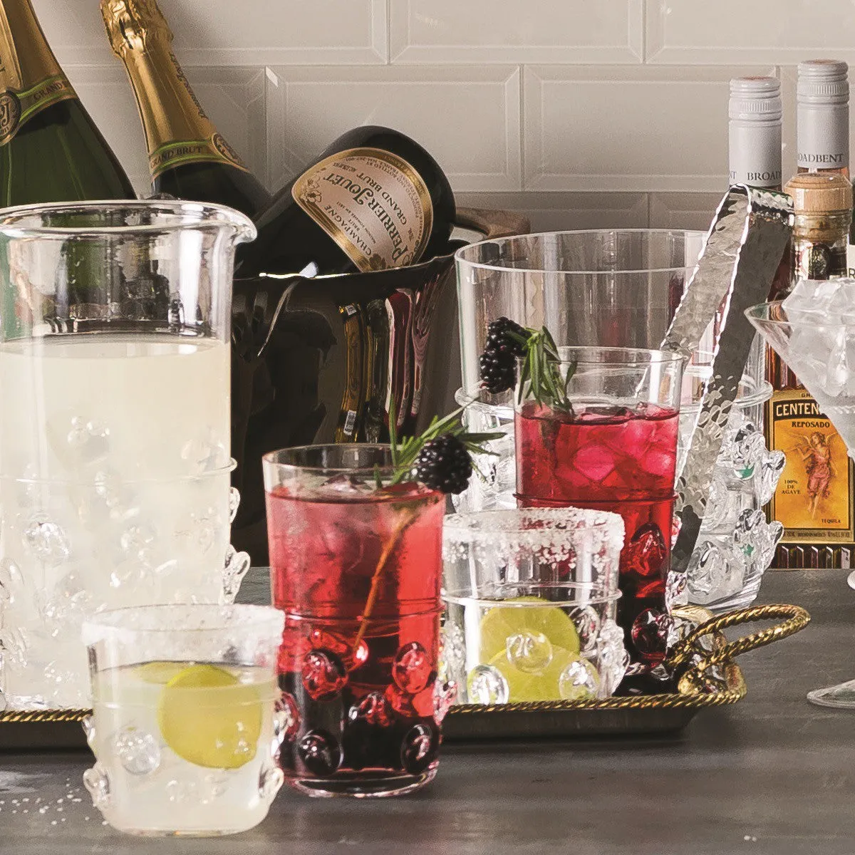 Juliska Florence Double Old Fashioned Glass
