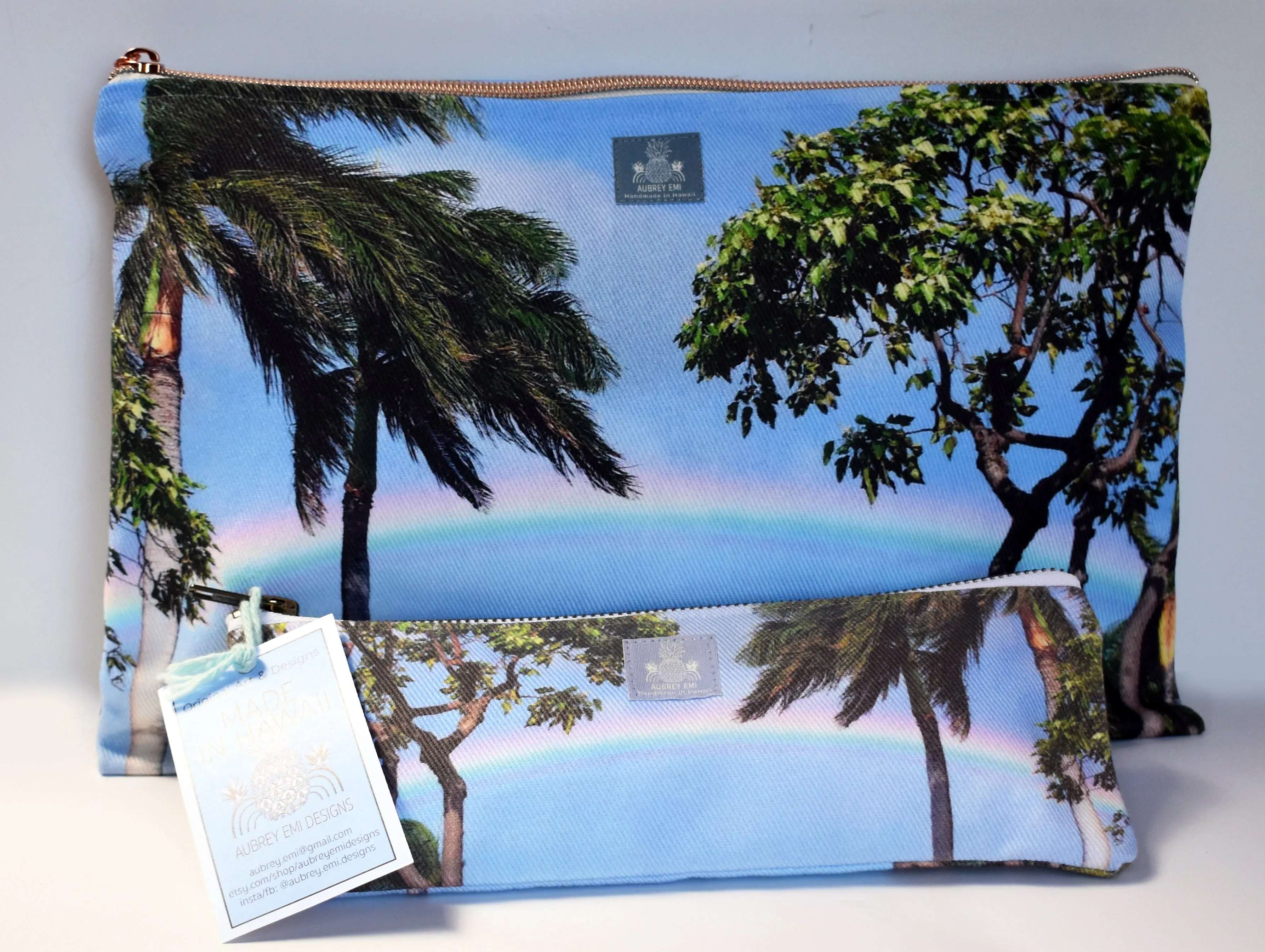 Kaimuki Rainbow Pouch (Pencil/Lg)