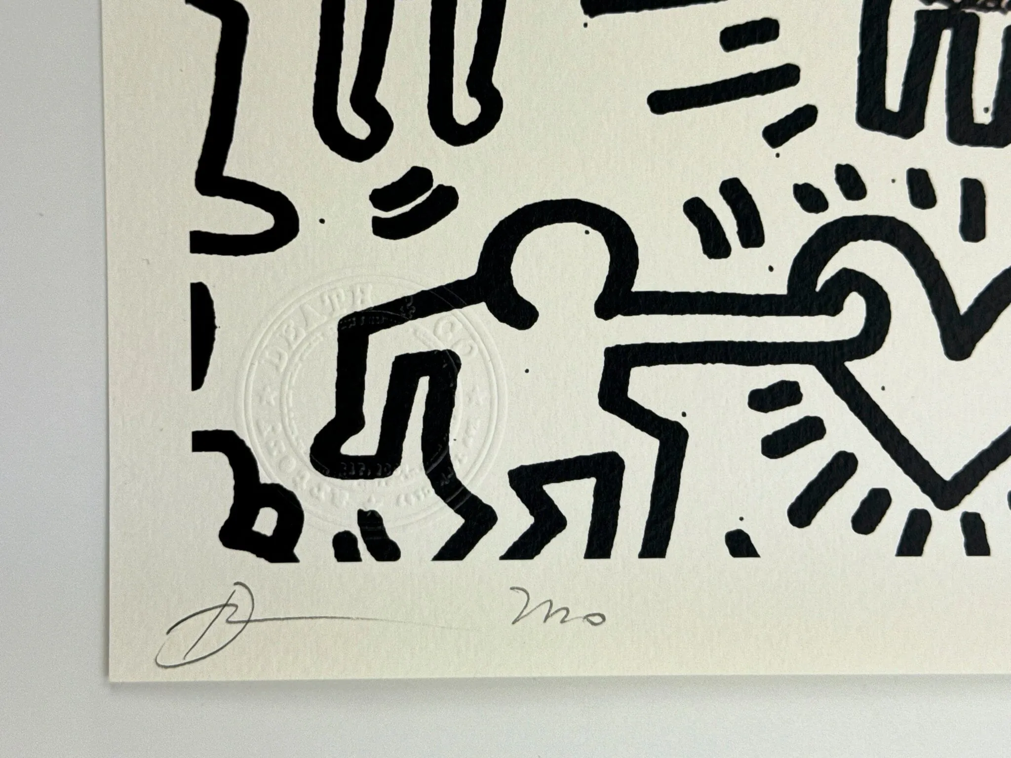 Kaws Meets Haring (White)