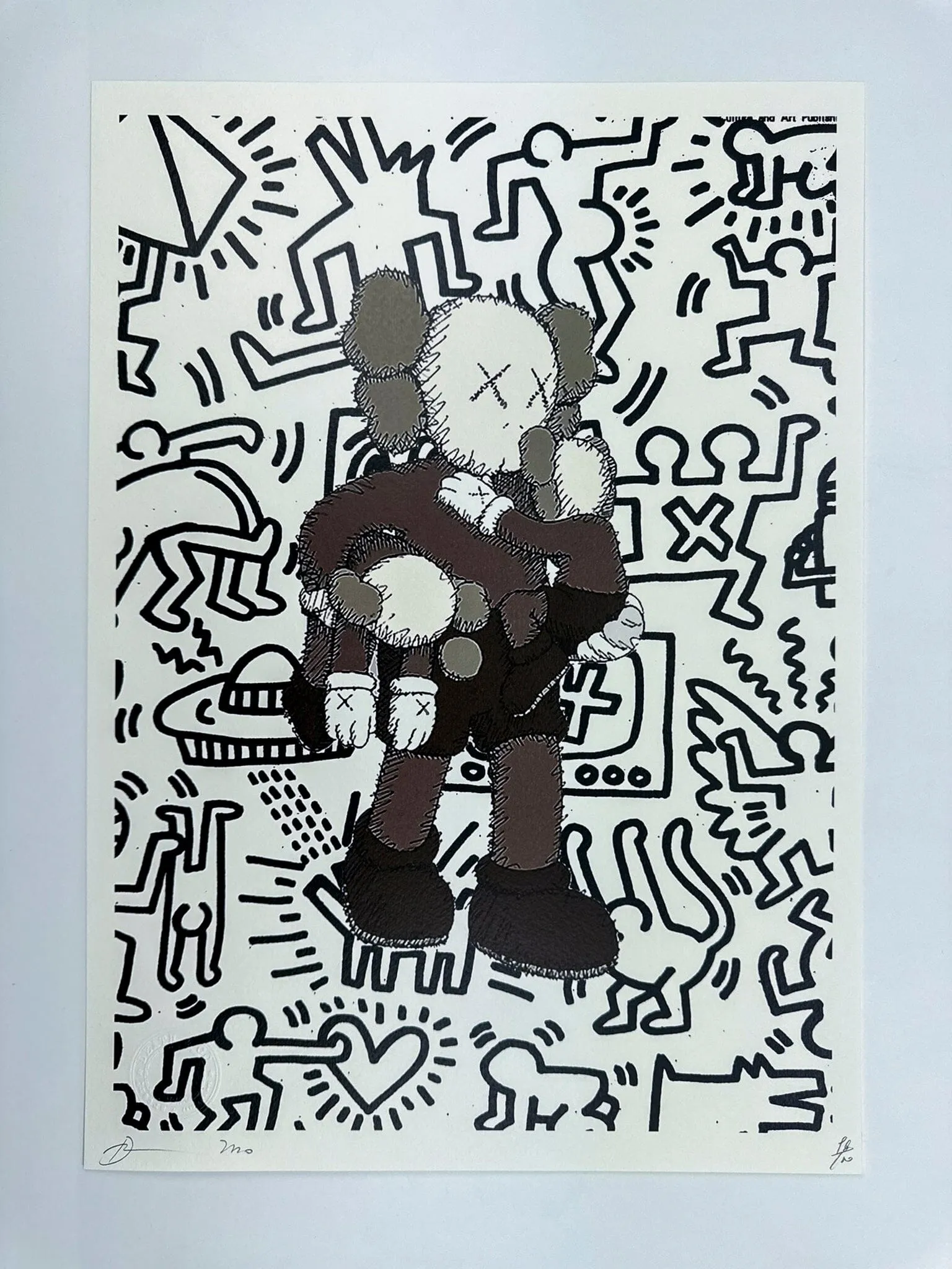 Kaws Meets Haring (White)