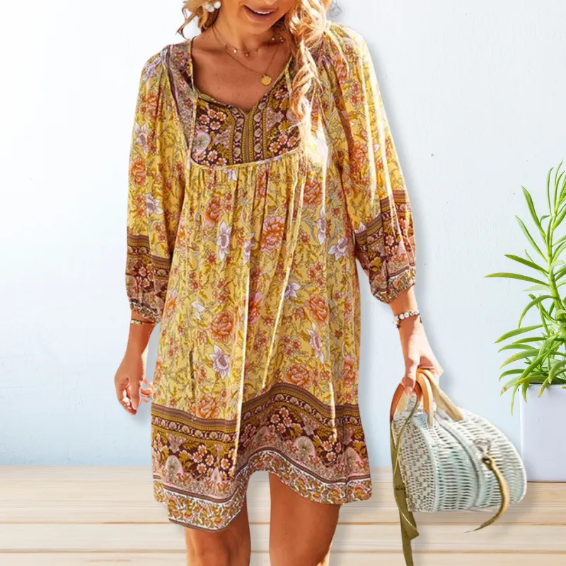 Keila - Long Bohemian Dress