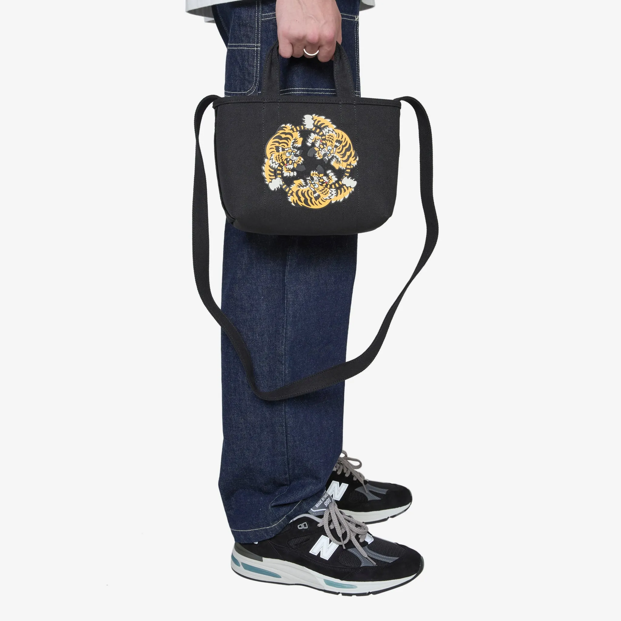 'KENZO VERDY MARKET' Small Reversible Tote Bag Black