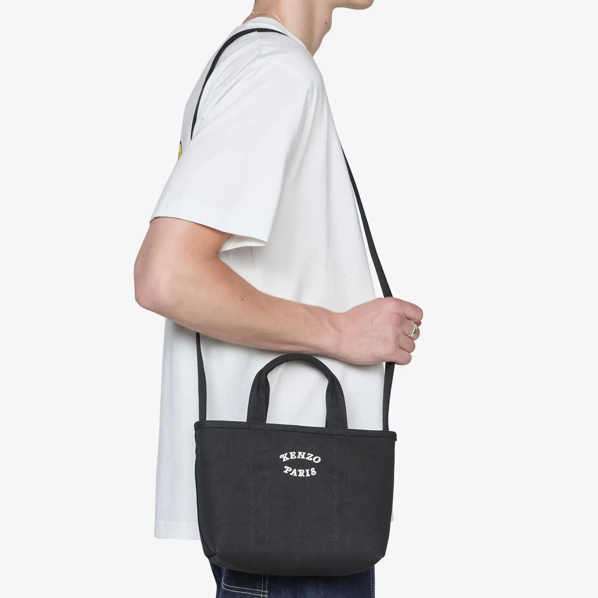 'KENZO VERDY MARKET' Small Reversible Tote Bag Black
