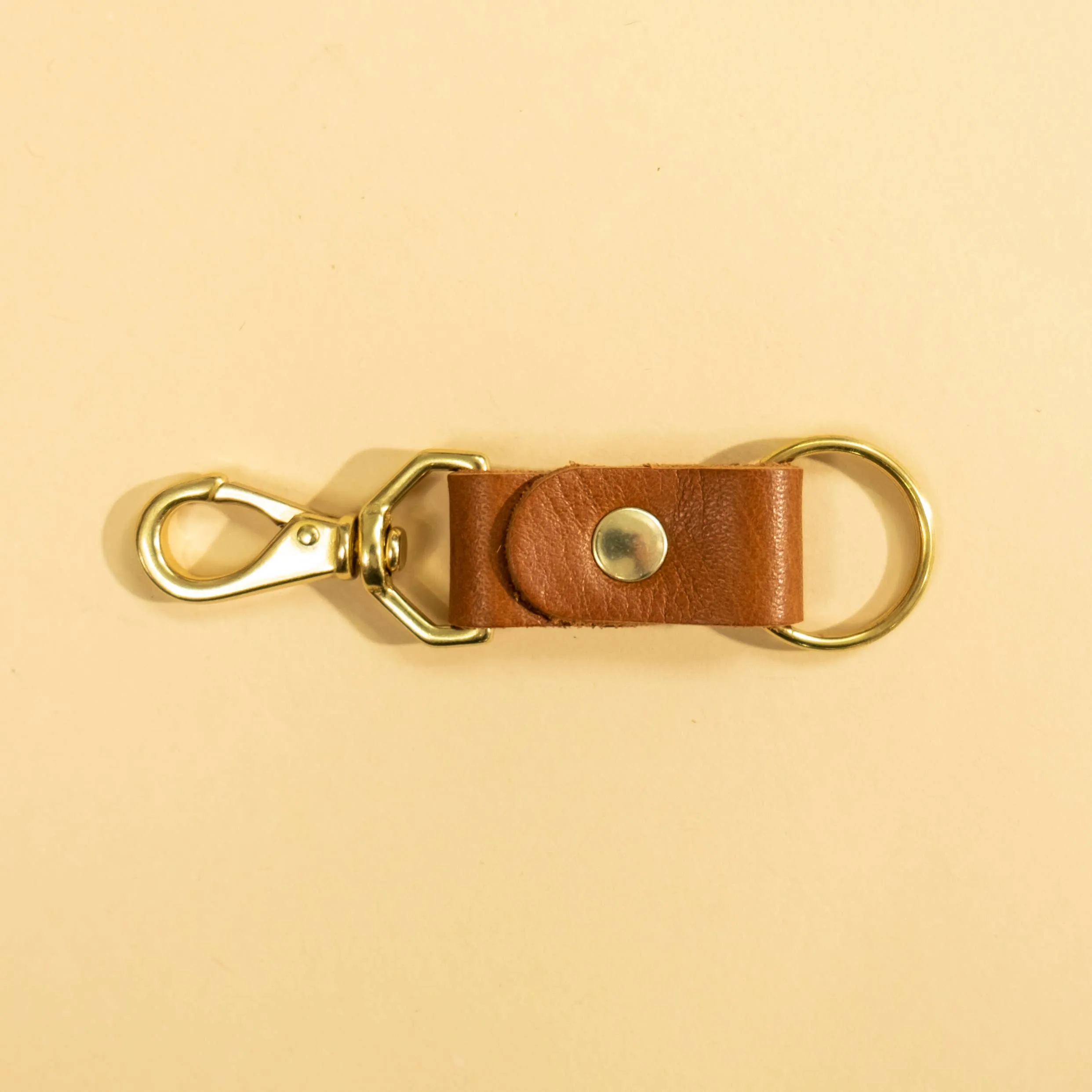Keychain Cognac Leather