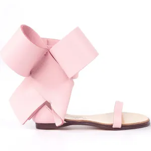KIDS BOW SANDAL PINK