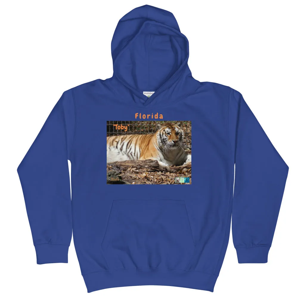 Kids Hoodie Sweatshirt - Toby the Tiger Collection