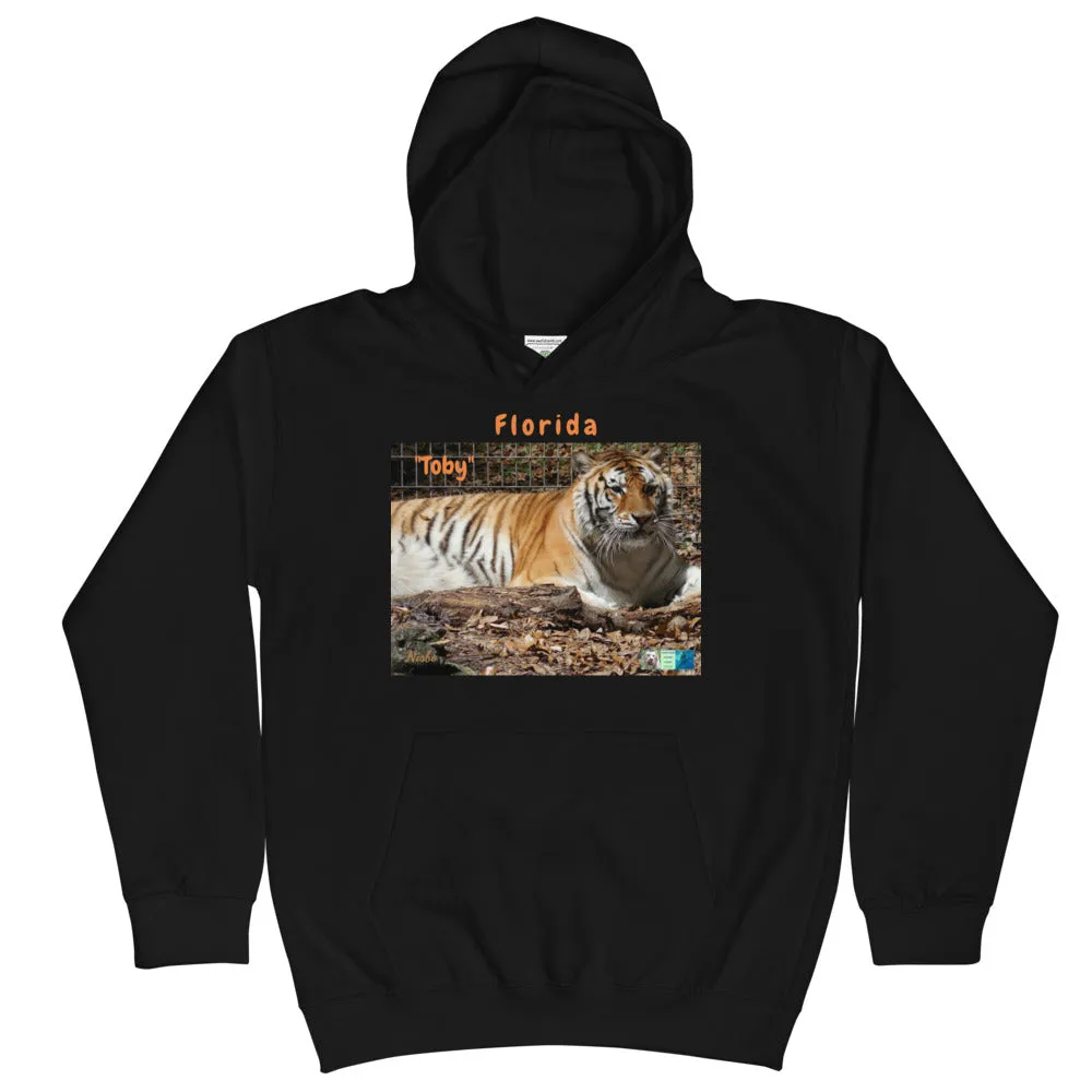 Kids Hoodie Sweatshirt - Toby the Tiger Collection