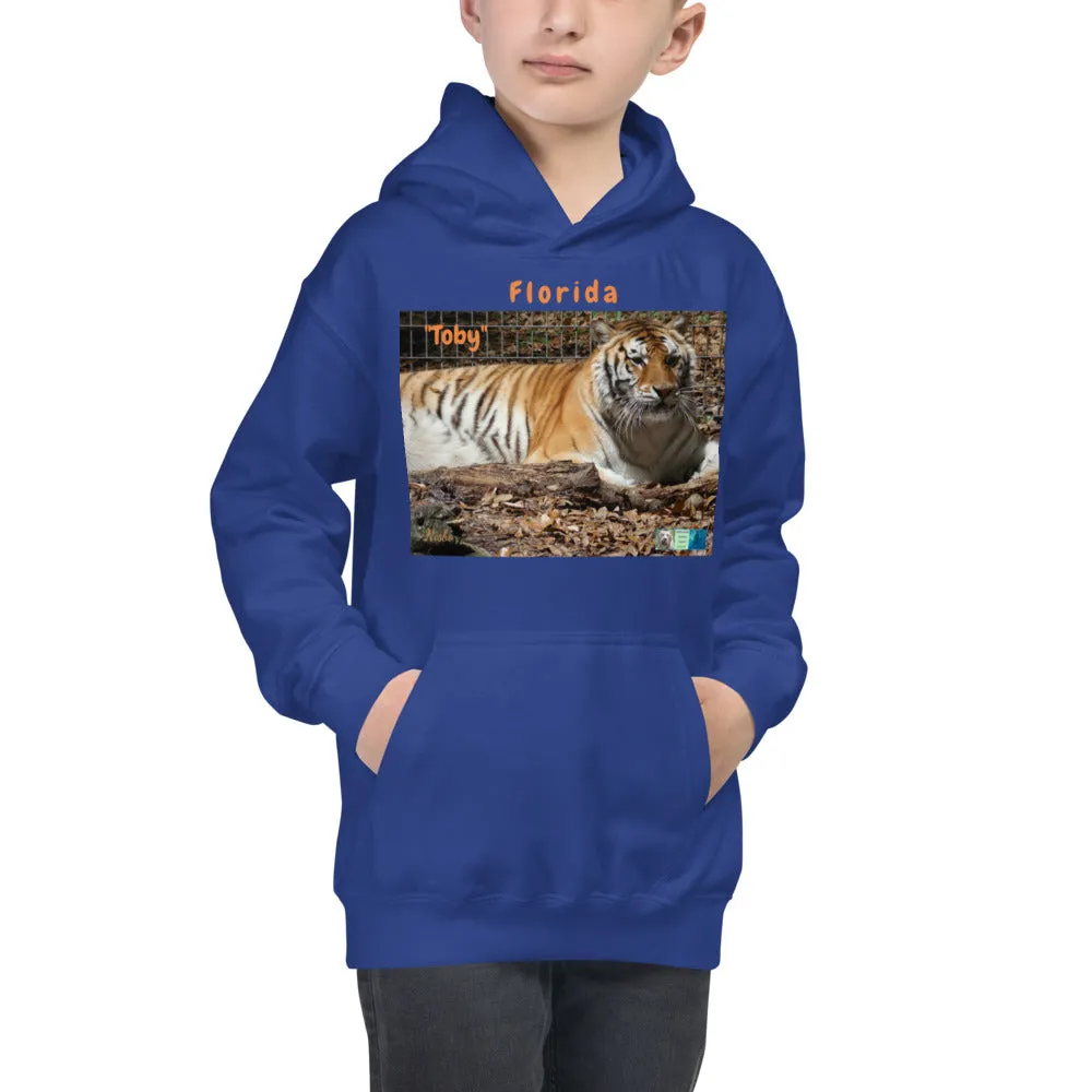 Kids Hoodie Sweatshirt - Toby the Tiger Collection