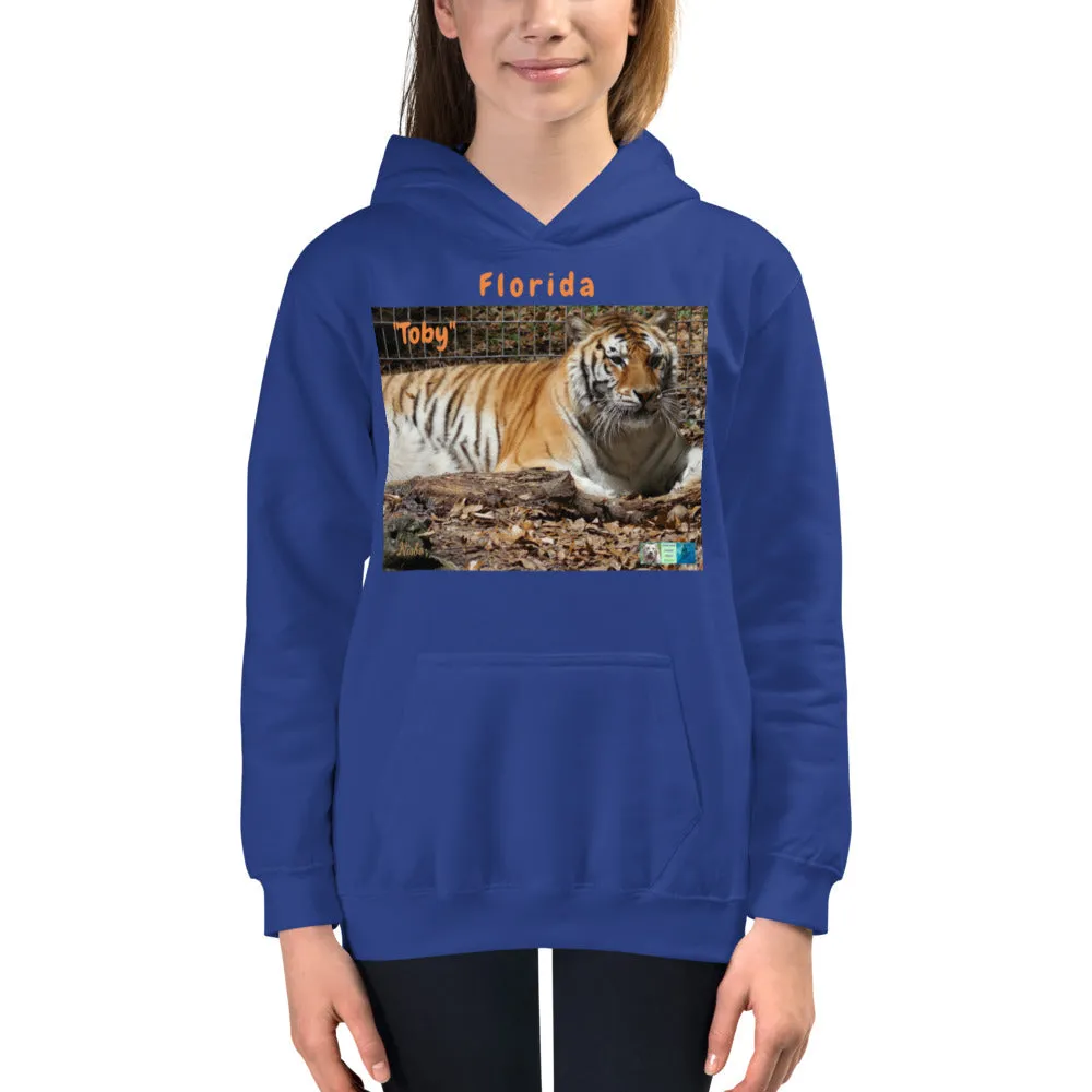 Kids Hoodie Sweatshirt - Toby the Tiger Collection