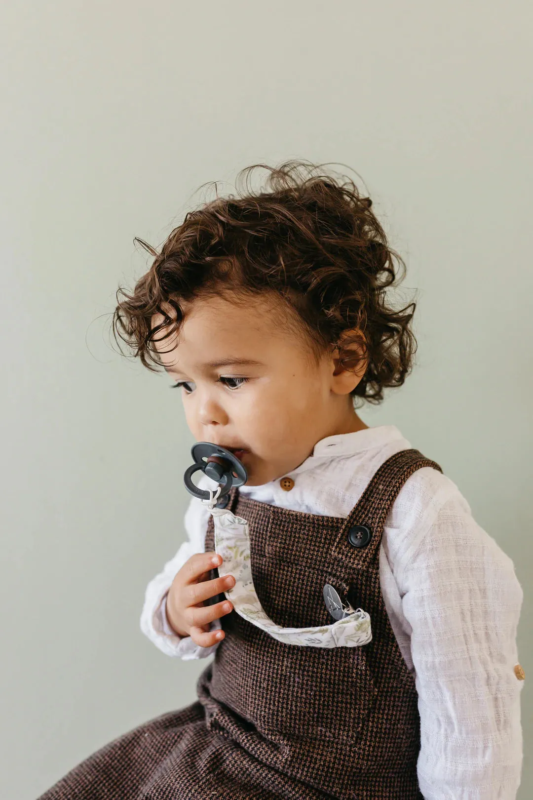 Knit Binky Clip 3 Pack- Rex