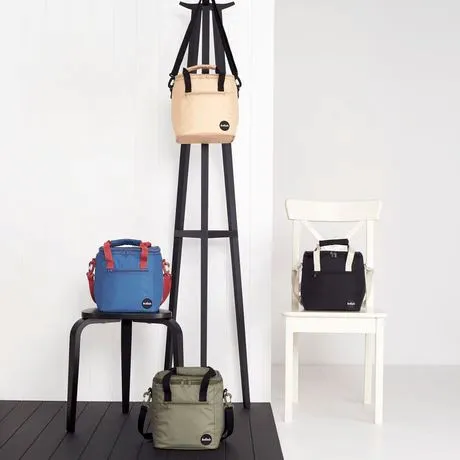KOLLAB Holiday Mini Cooler Bag - Black Cream