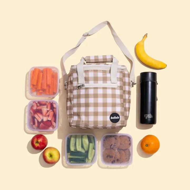KOLLAB Holiday Mini Cooler Bag - Royal Stripe