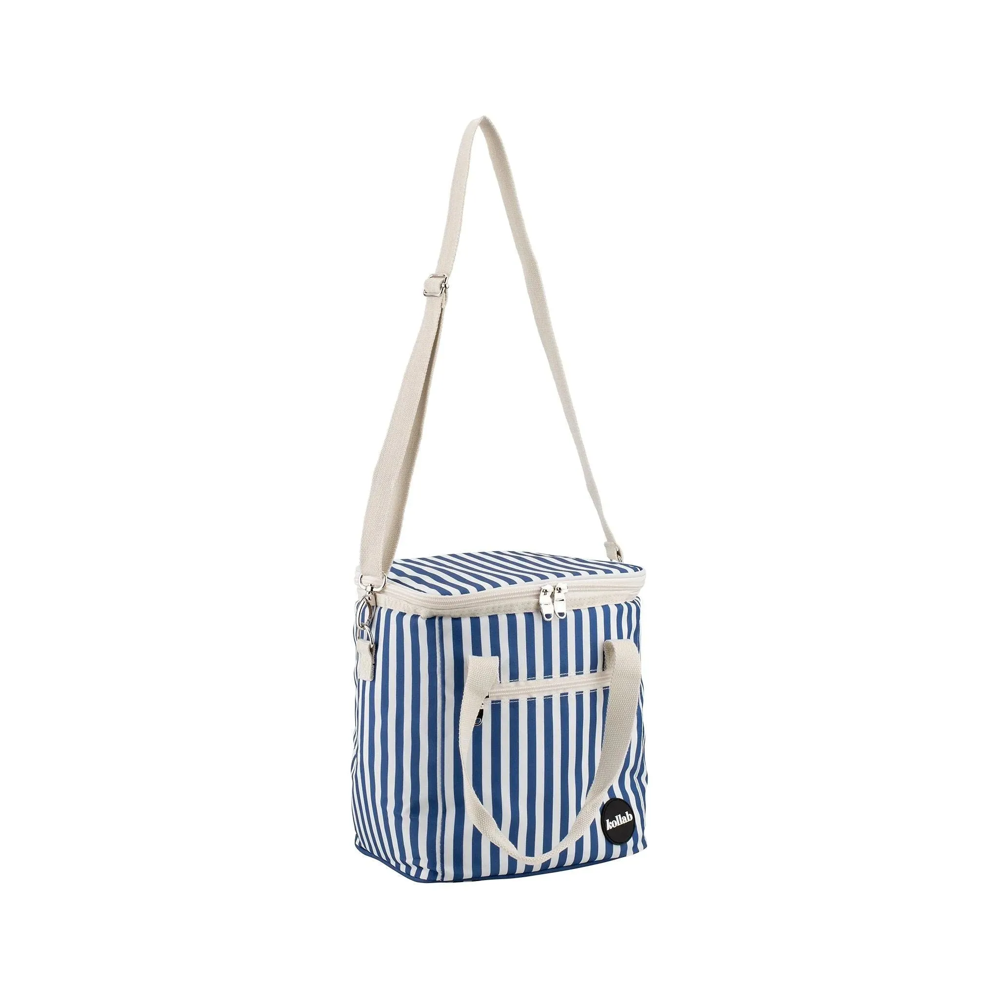 KOLLAB Holiday Mini Cooler Bag - Royal Stripe